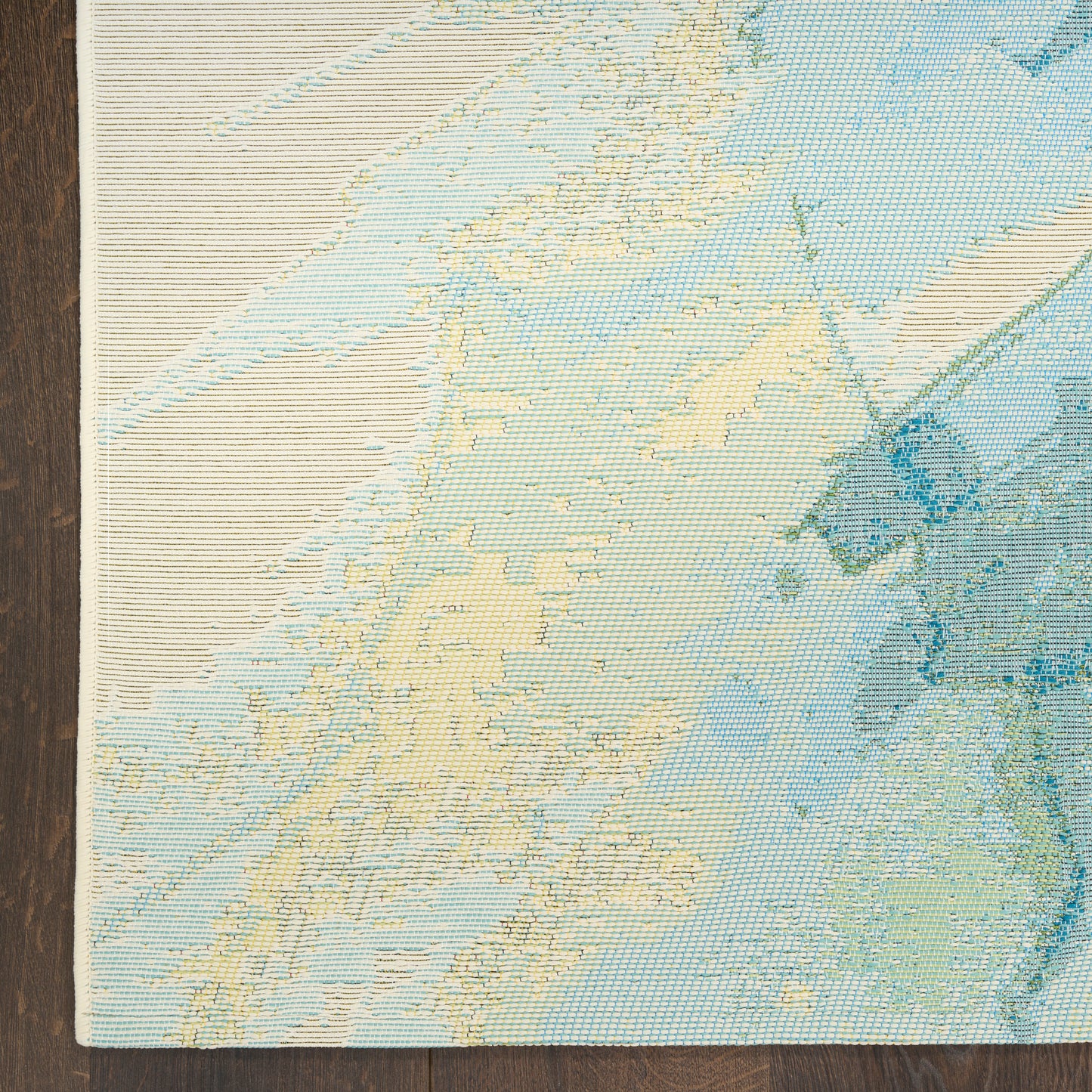 Nourison Home Color Splash  Ivory Blue  Contemporary