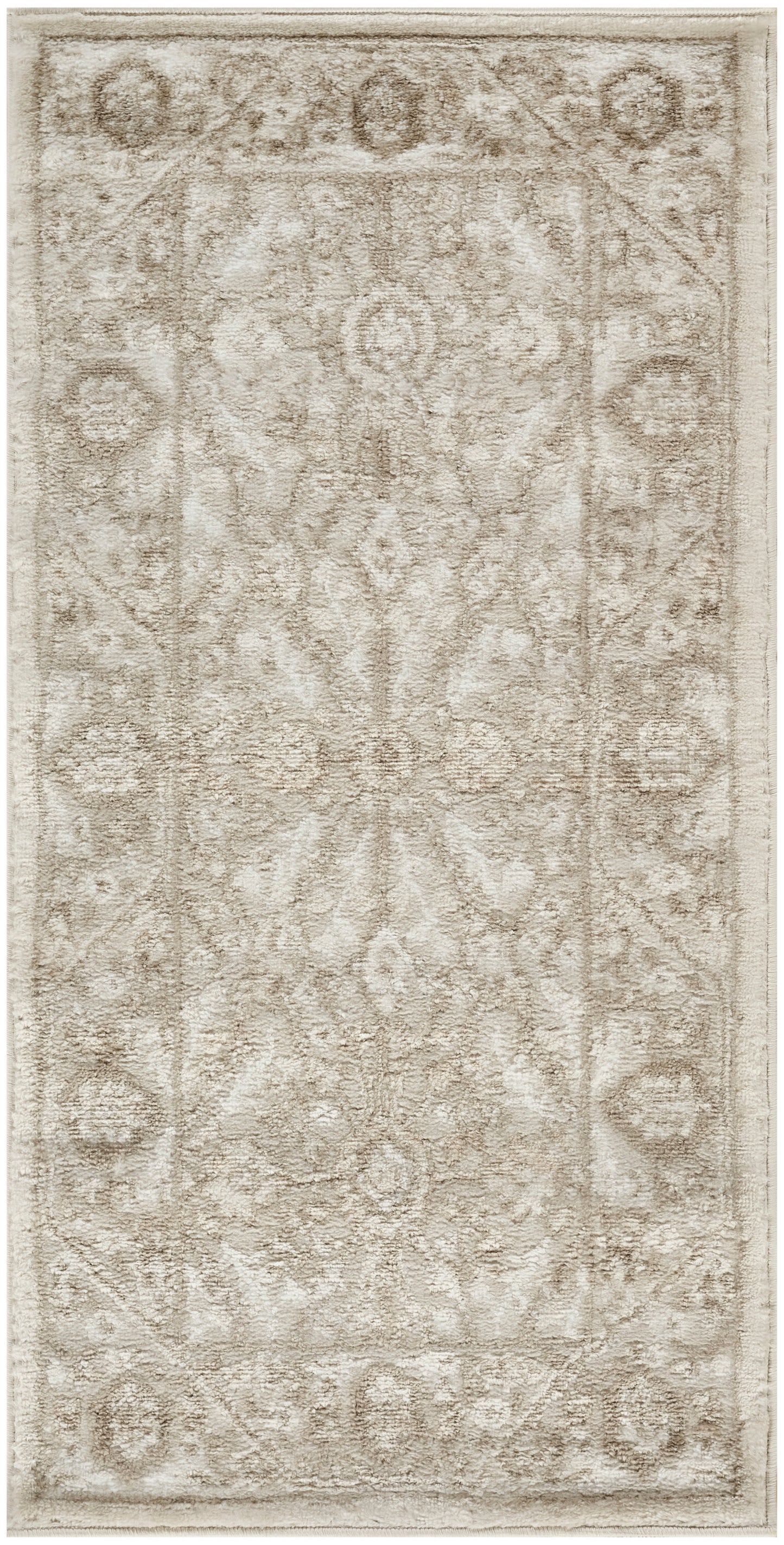 Nourison Home Dekor DEK03 Ivory Taupe Traditional Machine Woven Rug