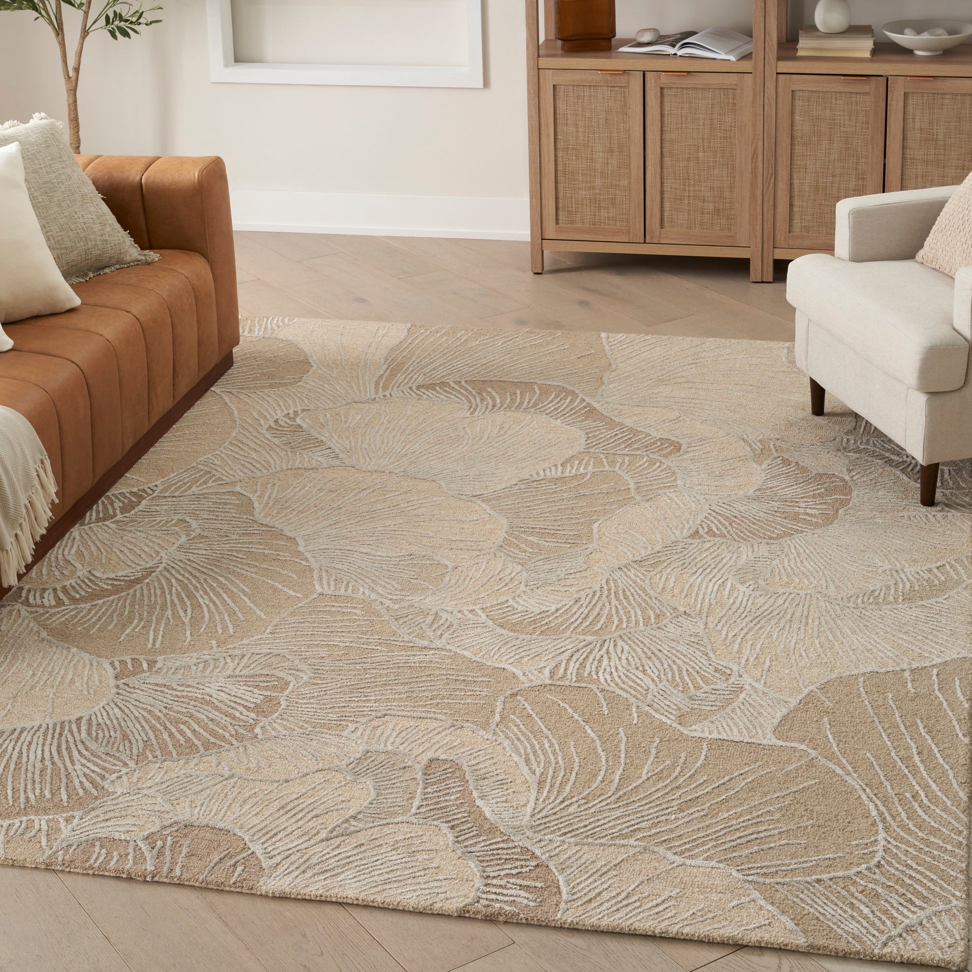 Nourison Home Avra  Taupe  Contemporary