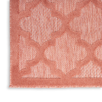 Nourison Home Easy Care  Coral Orange  Contemporary
