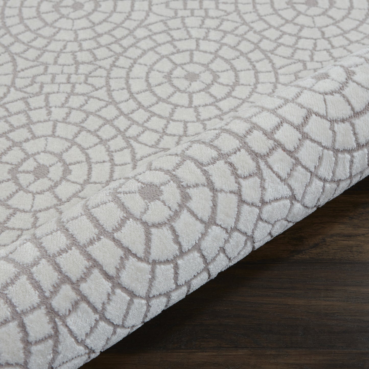 Nourison Home Urban Chic  Cream  Contemporary