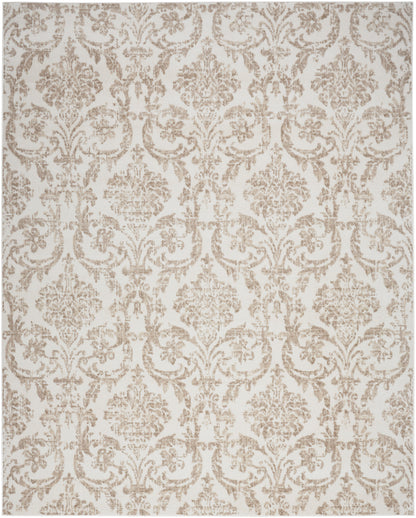 Nourison Home Jubilant JUB09 Ivory Beige Transitional Power-loomed Rug
