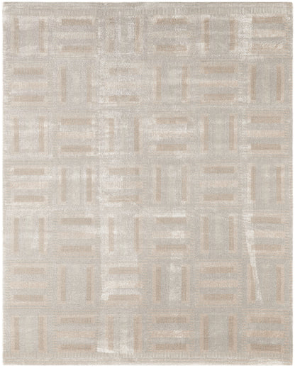 Nourison Home Nordic  Grey Multicolor  Contemporary