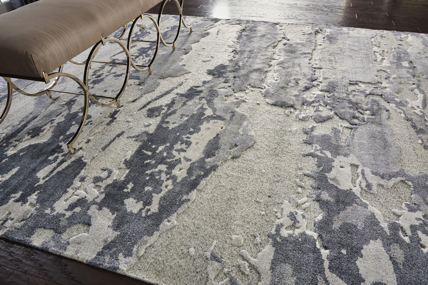 Nourison Home Divine  Slate  Contemporary