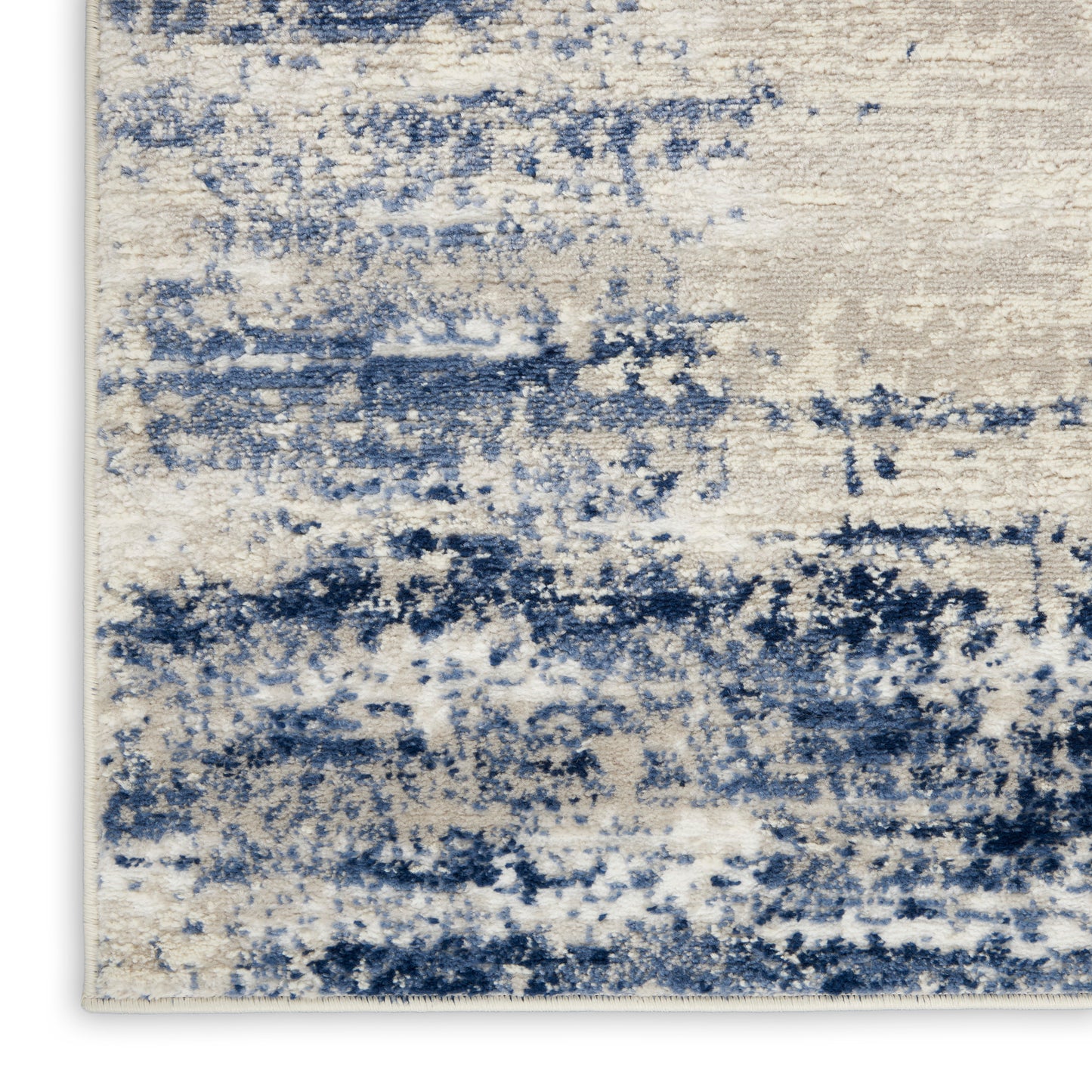 Nourison Home Cyrus  Ivory Navy  Contemporary
