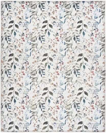 Nourison Home Nourison Washables NWB05 Ivory Multicolor Traditional Power-loomed Rug