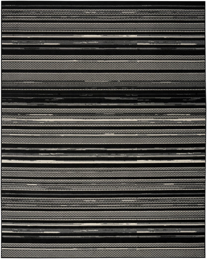 Nourison Home Grafix  Black White  Contemporary