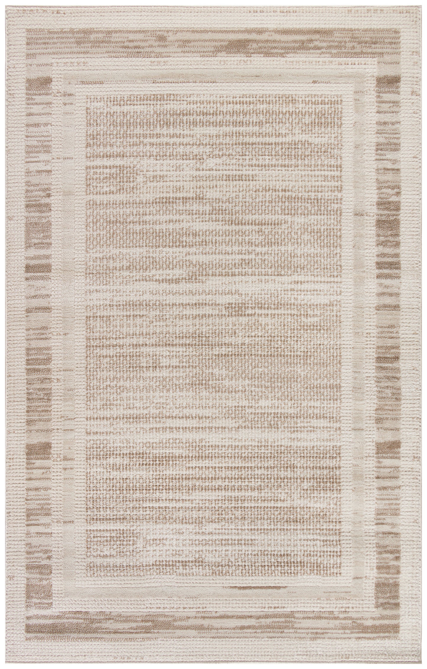 Nourison Home Serenity Home SRH07 Mocha Ivory Contemporary Loom-woven Rug