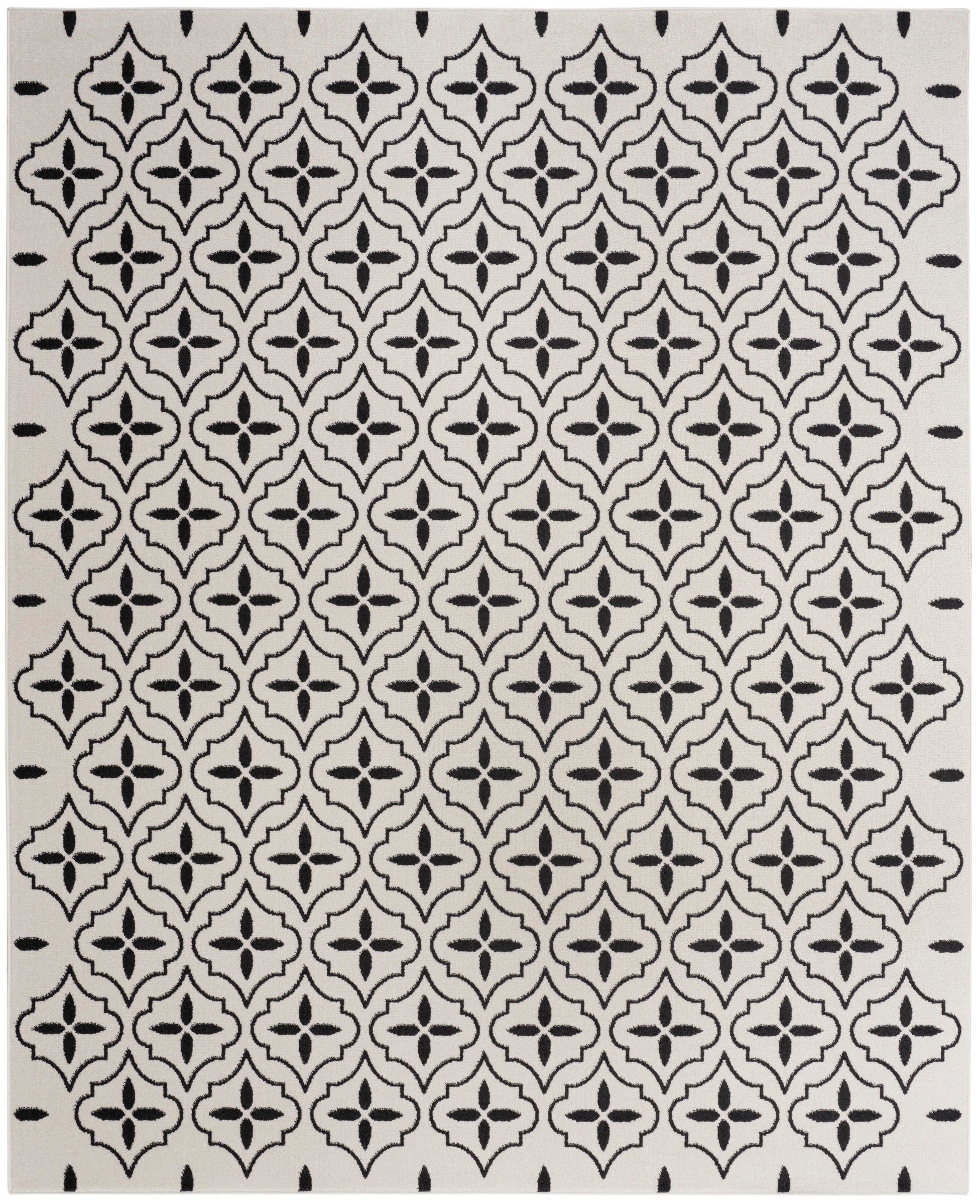 Nourison Home Nourison Essentials  Ivory Black  Contemporary