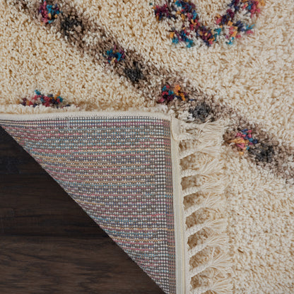 Nourison Home Denmark Shag  Ivory  Contemporary