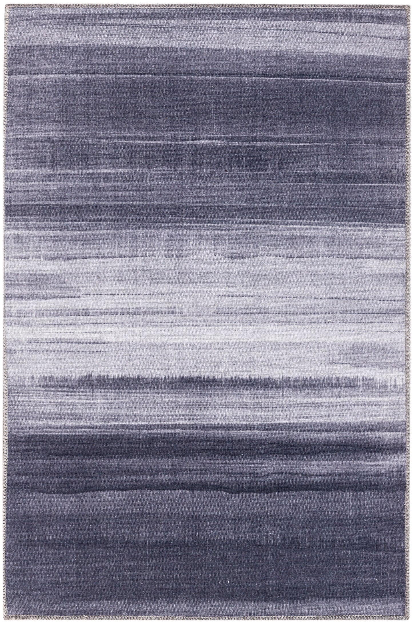 Calvin Klein Launder LDR01 Grey Blue Contemporary Power-loomed Rug