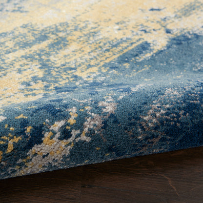 Nourison Home Twilight  Navy Gold  Contemporary