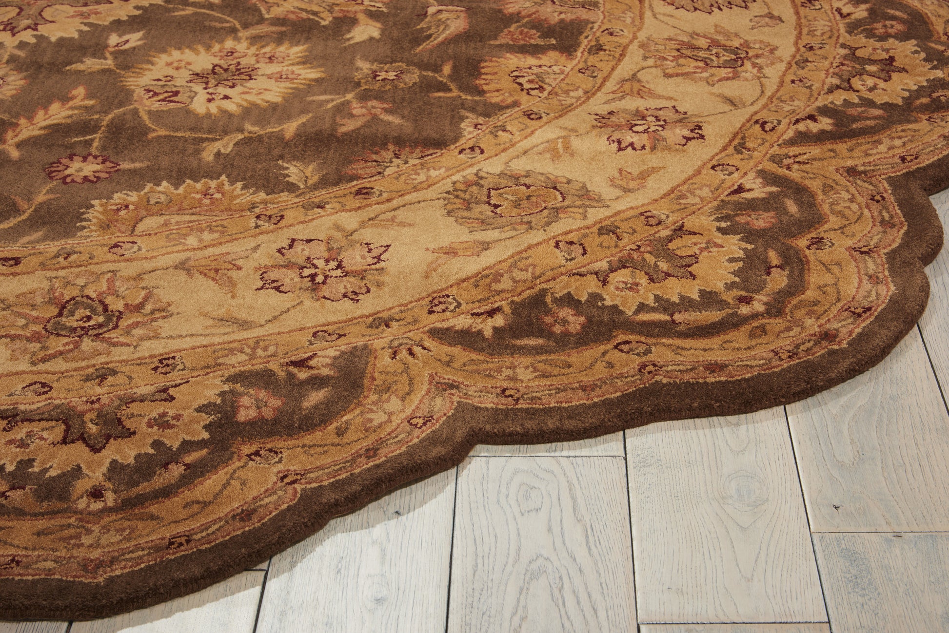 Nourison Home Heritage Hall  Sable  Traditional