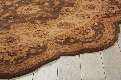 Nourison Home Heritage Hall  Sable  Traditional