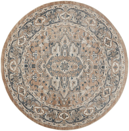 Nourison Home Quarry QUA05 Beige Grey Transitional Power-loomed Rugs