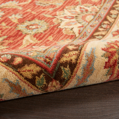 Nourison Home Living Treasures  Rust  Traditional