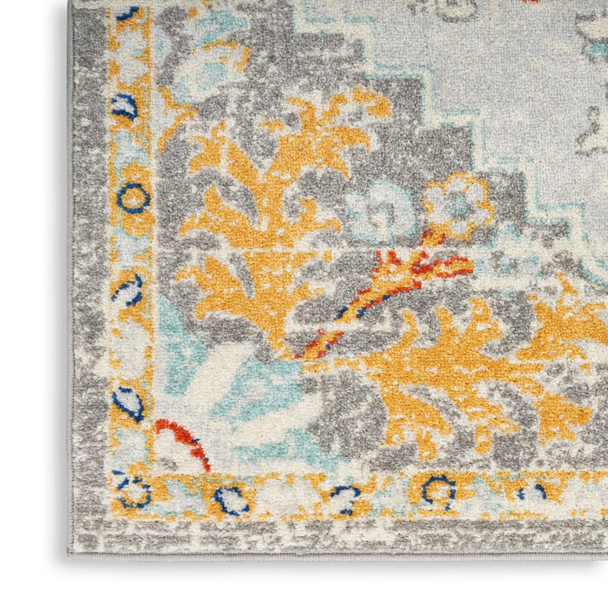 Nourison Home Passion  Grey Multicolor  Traditional