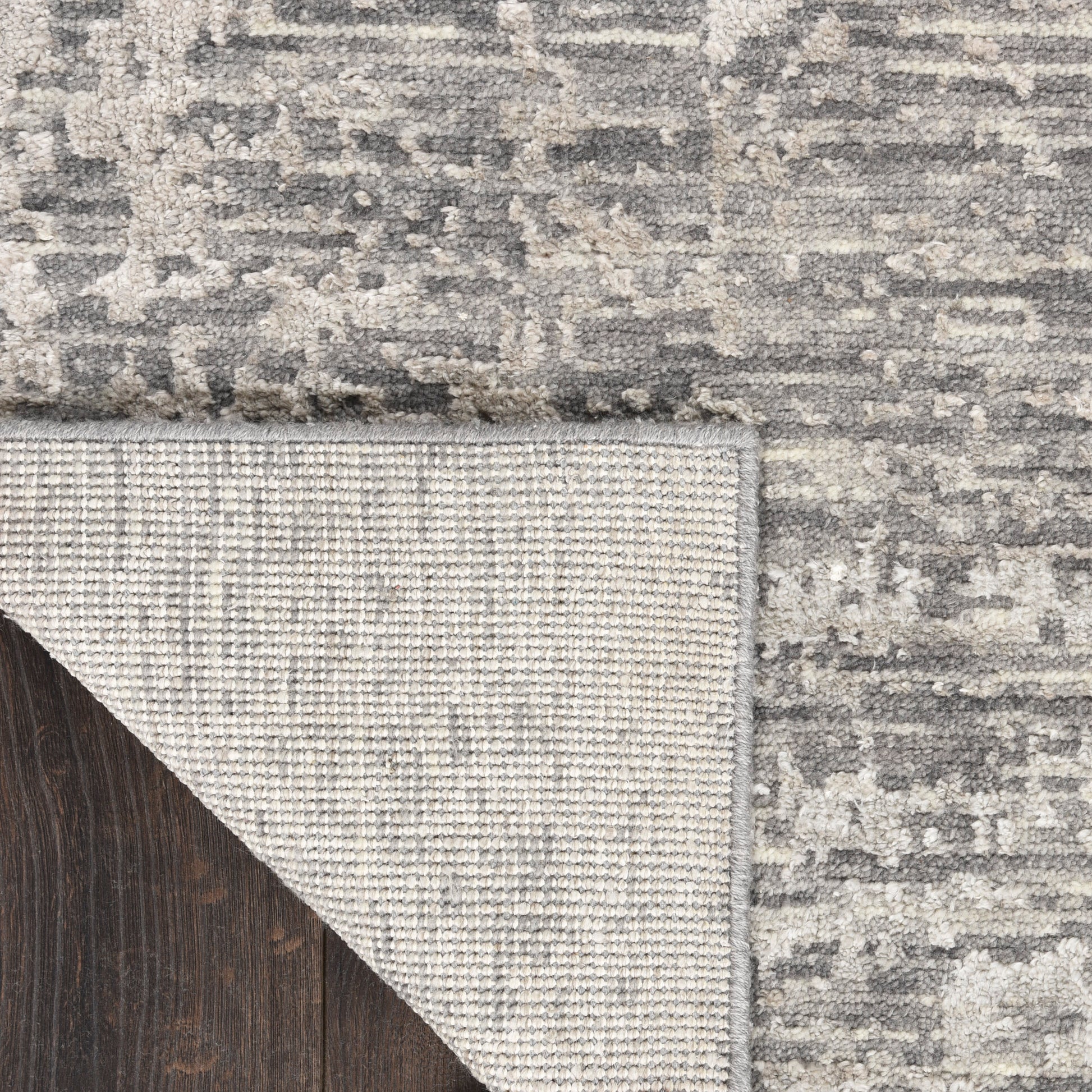 Nourison Home Luna  Grey Silver  Contemporary