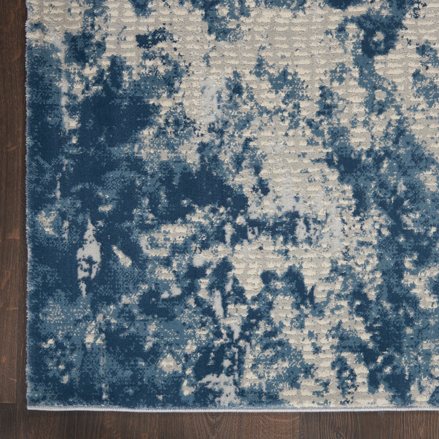 Nourison Home Rustic Textures  Grey Blue  Contemporary