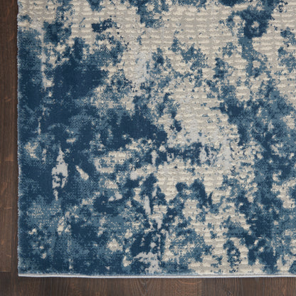 Nourison Home Rustic Textures  Grey Blue  Contemporary