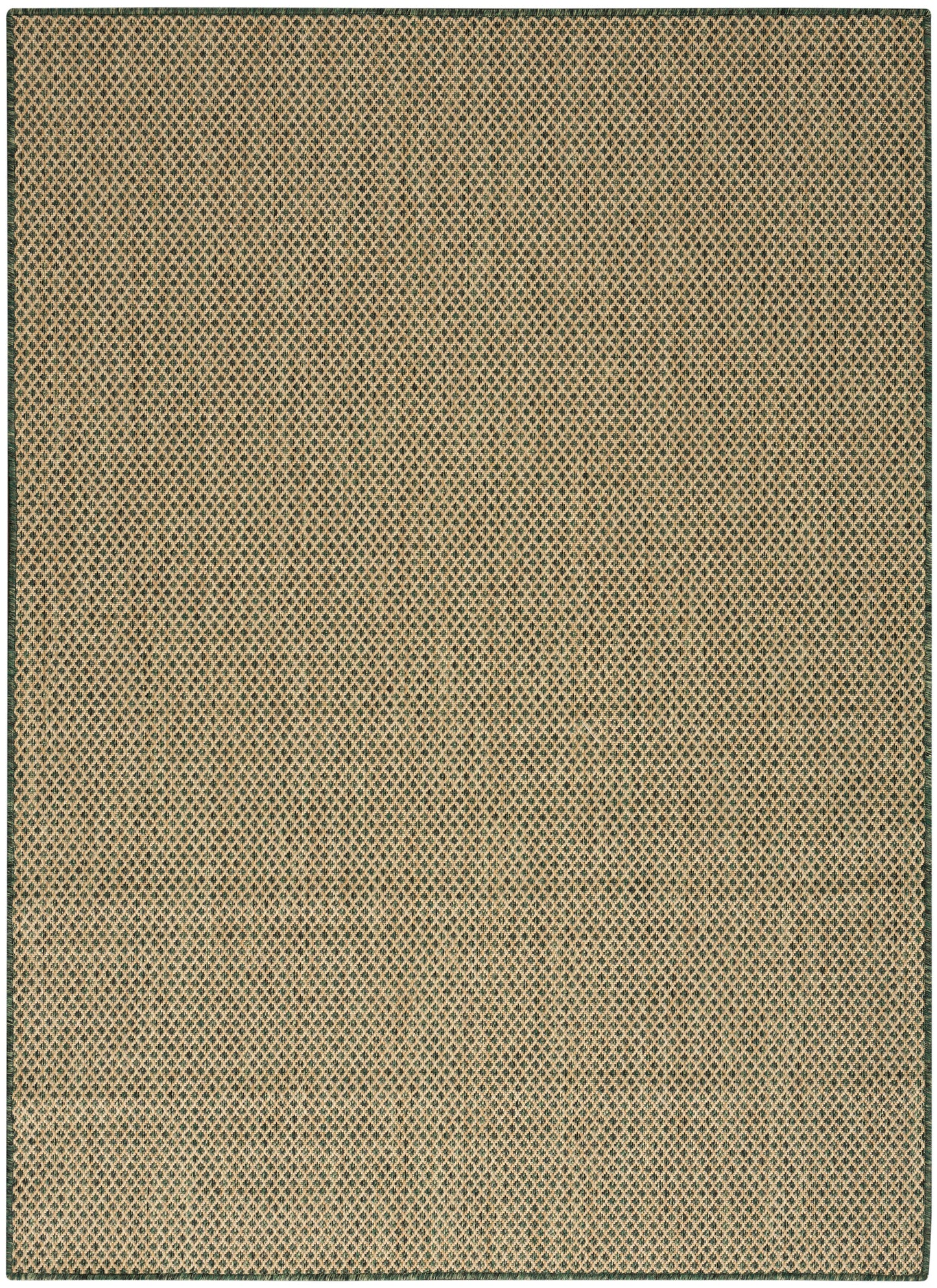 Nourison Home Courtyard COU01 Green Contemporary Power-loomed Rug