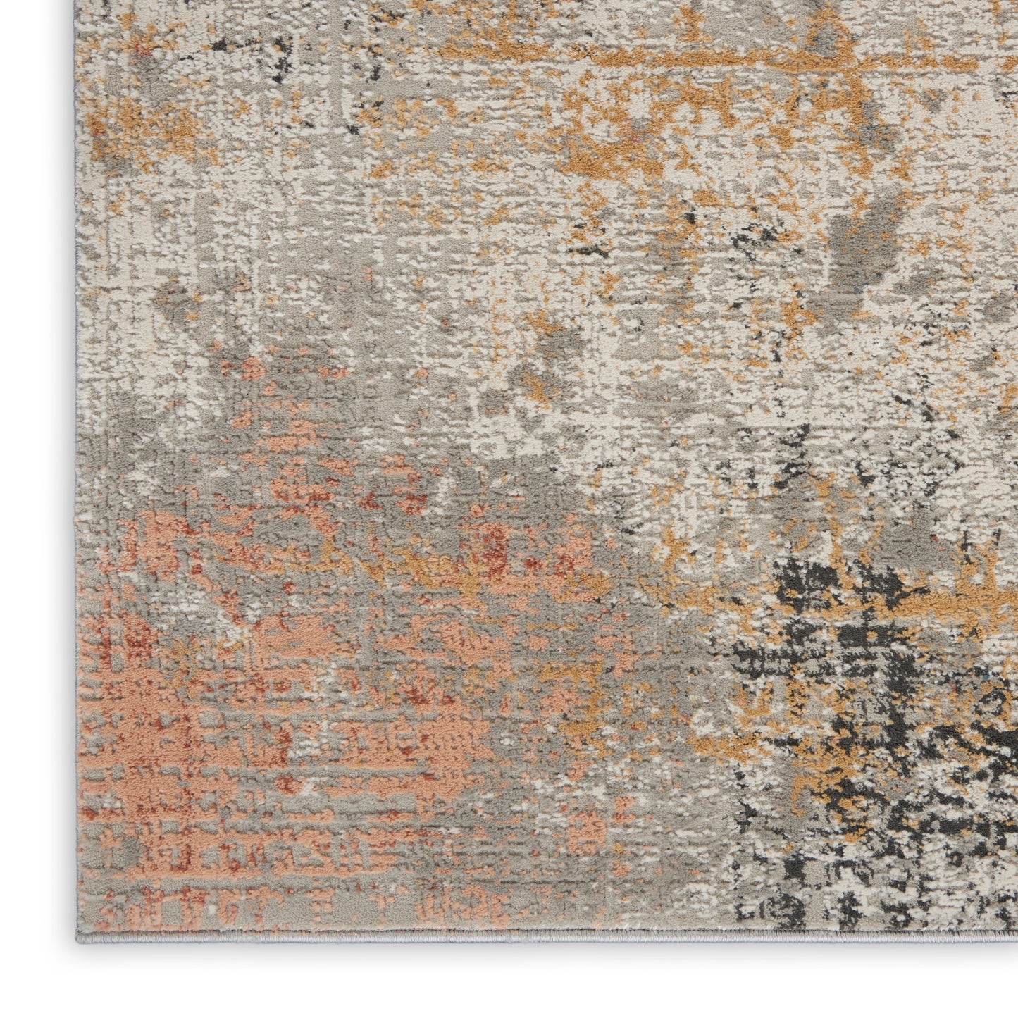 Nourison Home Rustic Textures  Grey Blue  Contemporary
