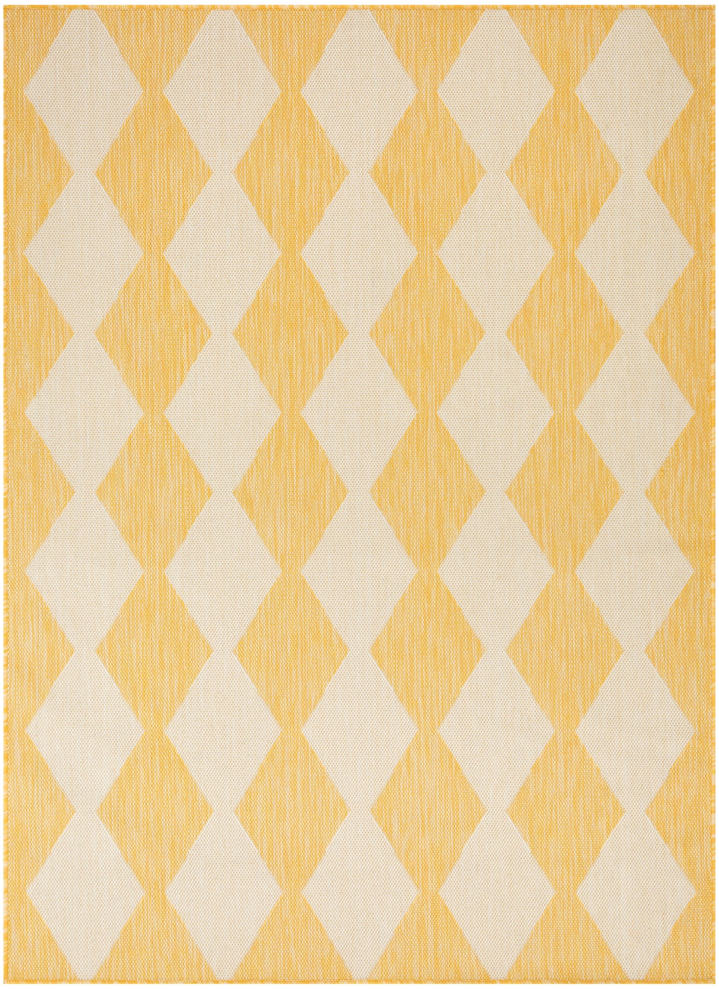 Nourison Home Positano POS04 Yellow Contemporary Power-loomed Rug