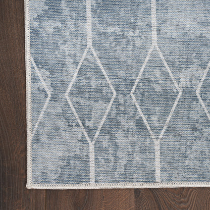 Nourison Home New Concept Washables  Blue Grey  Contemporary