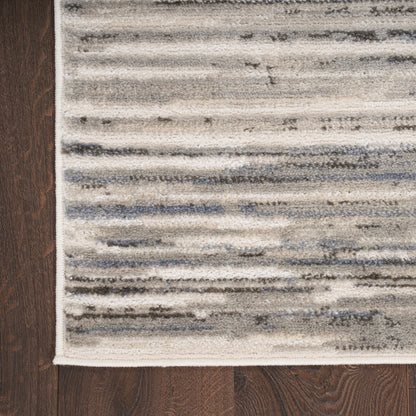 Nourison Home Serenity Home  Ivory Grey Blue  Contemporary