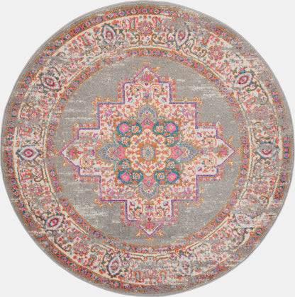 Nourison Home Passion PSN03 Grey Transitional Power-loomed Rugs