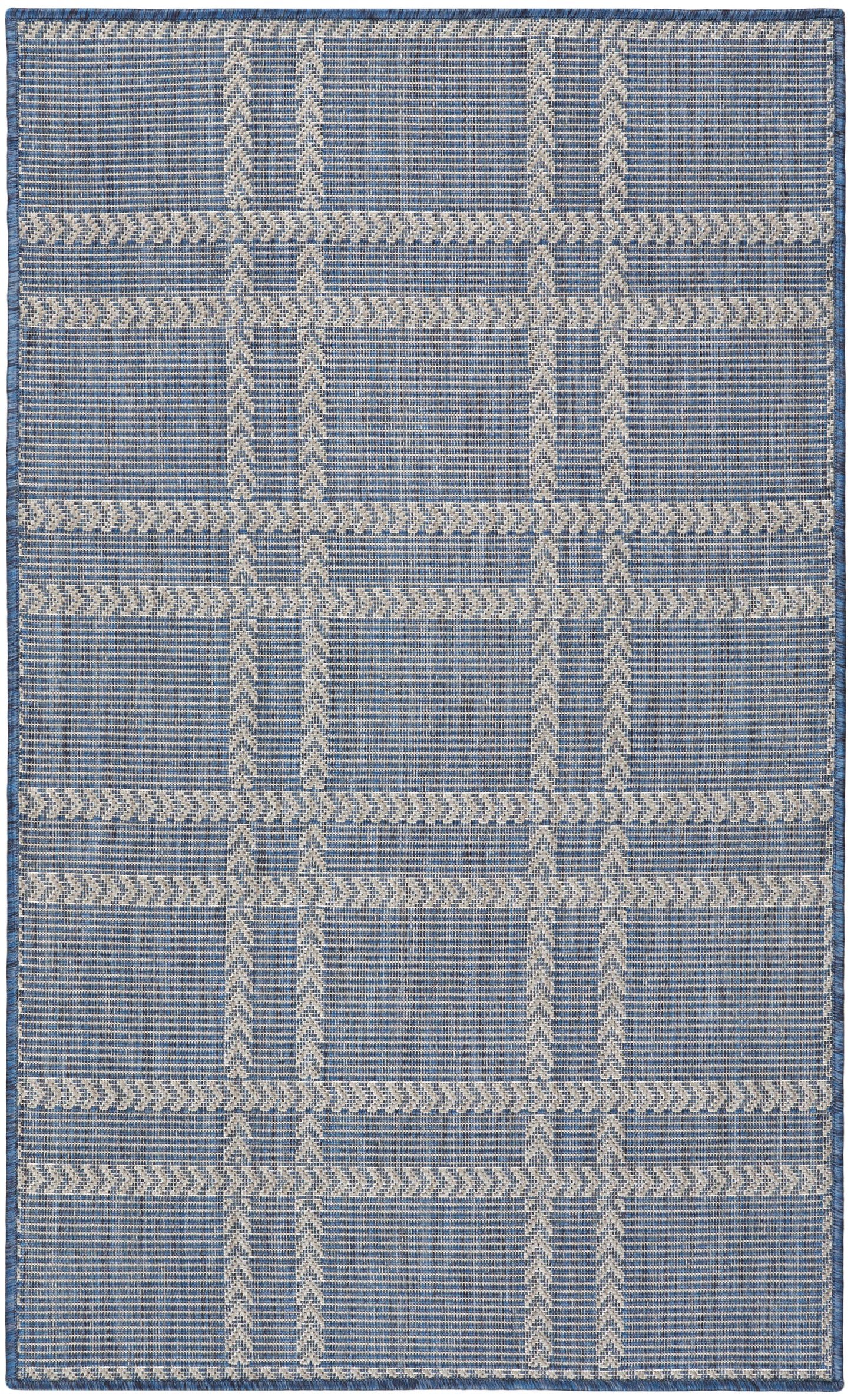 Nourison Home Horizon Indoor/Outdoor HOZ04 Navy Contemporary Power-loomed Rug
