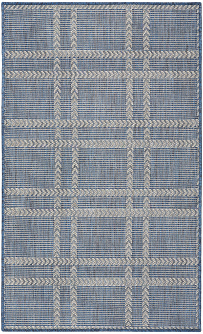 Nourison Home Horizon Indoor/Outdoor HOZ04 Navy Contemporary Power-loomed Rug