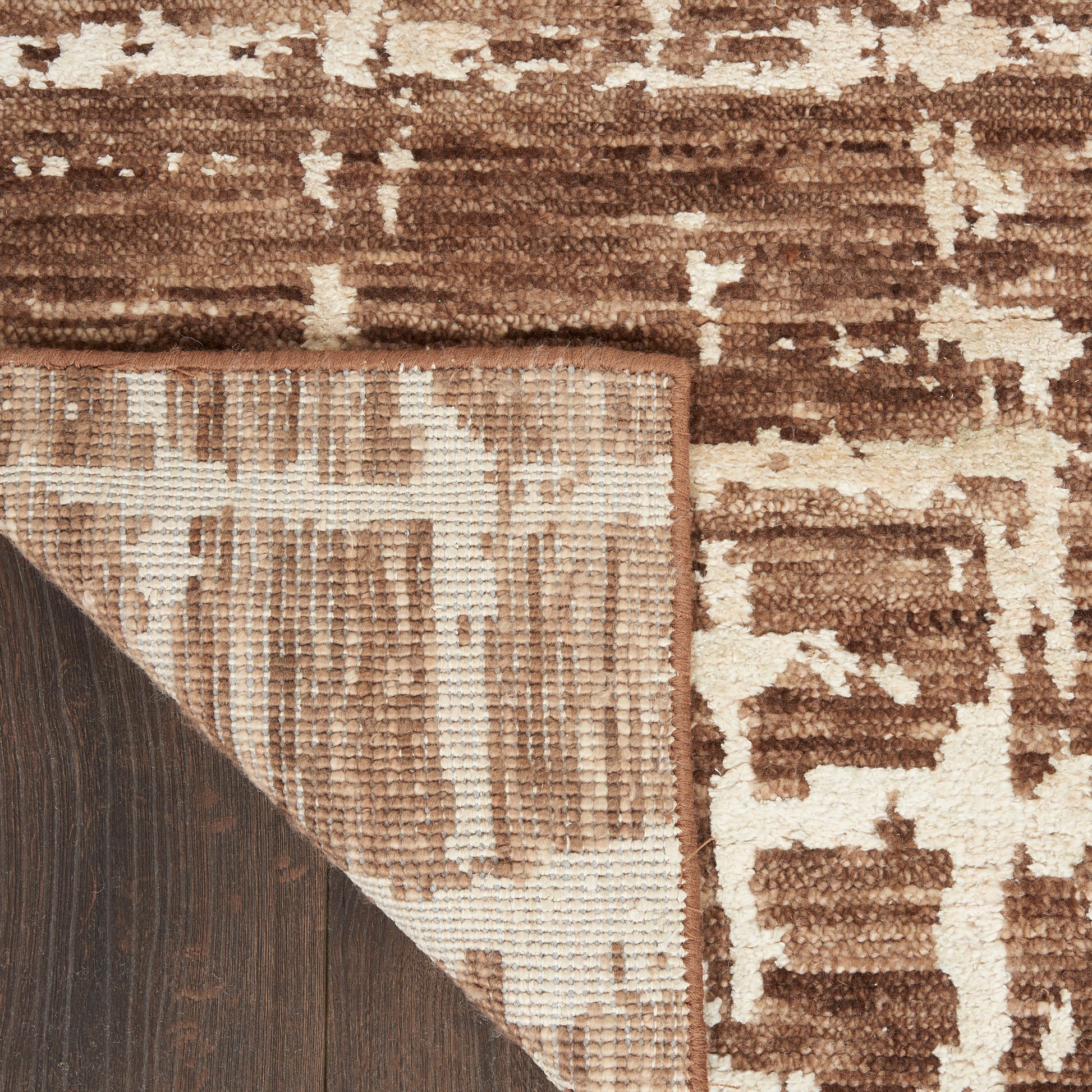 Nourison Home Luna  Mocha Ivory  Contemporary