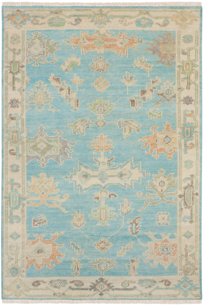 Nourison Home Odessa ODS03 Blue Multicolor Traditional Knotted Rug