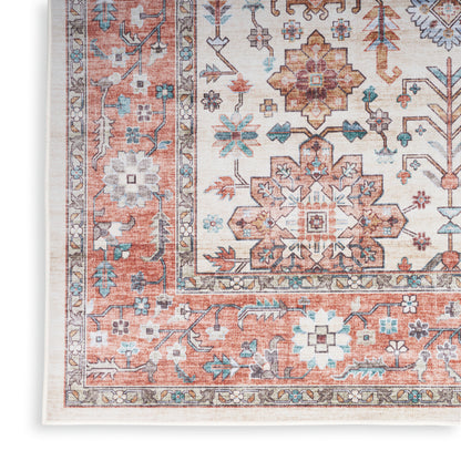 Nourison Home Fulton  Beige Multicolor  Traditional