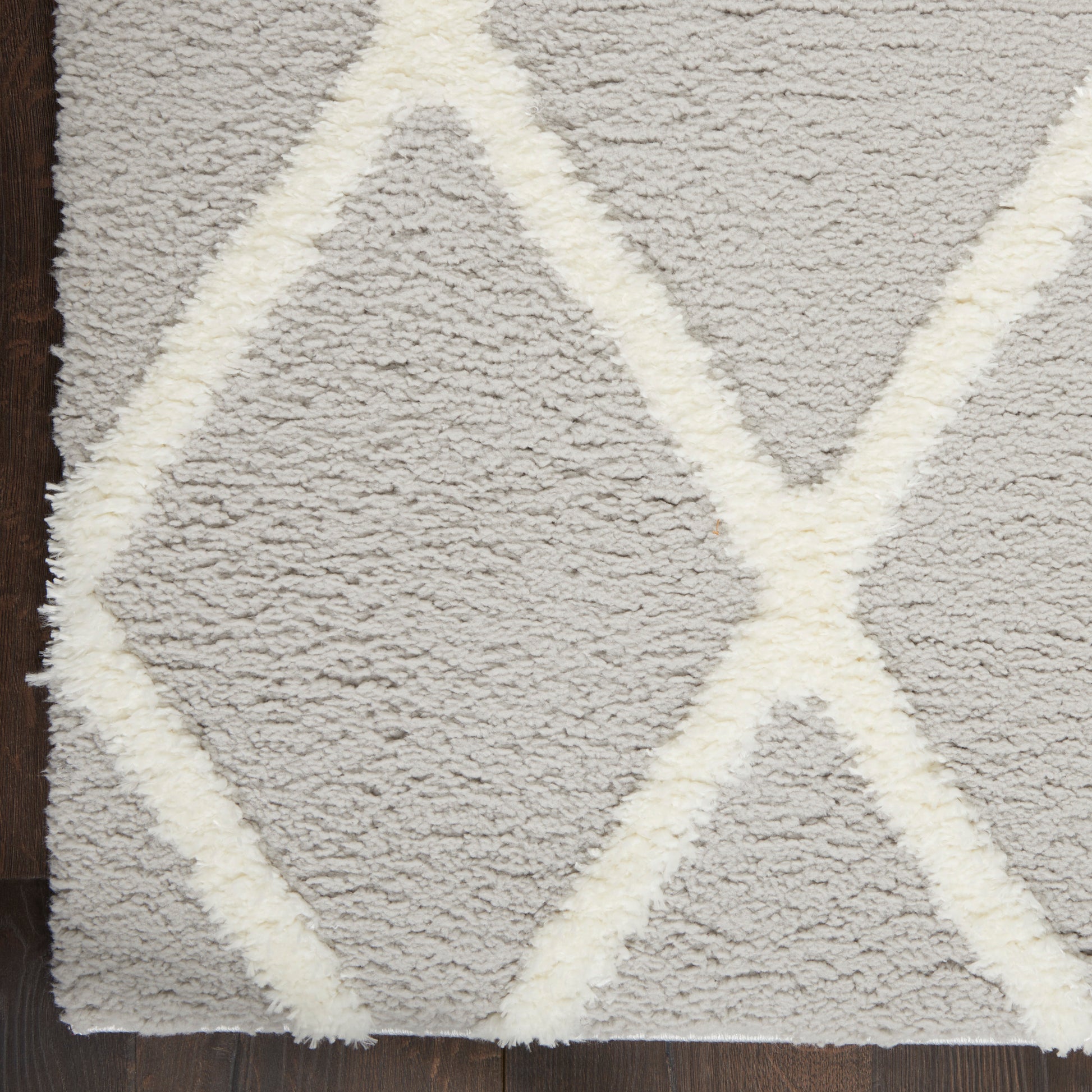 Nourison Home Feather Soft  Grey Ivory  Contemporary