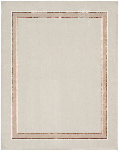 Nourison Home Glitz GLZ08 Ivory Cream Contemporary Power-loomed Rug