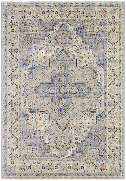 Nourison Home Nourison Essentials Persian NRE07 Blue Traditional Power-loomed Rug