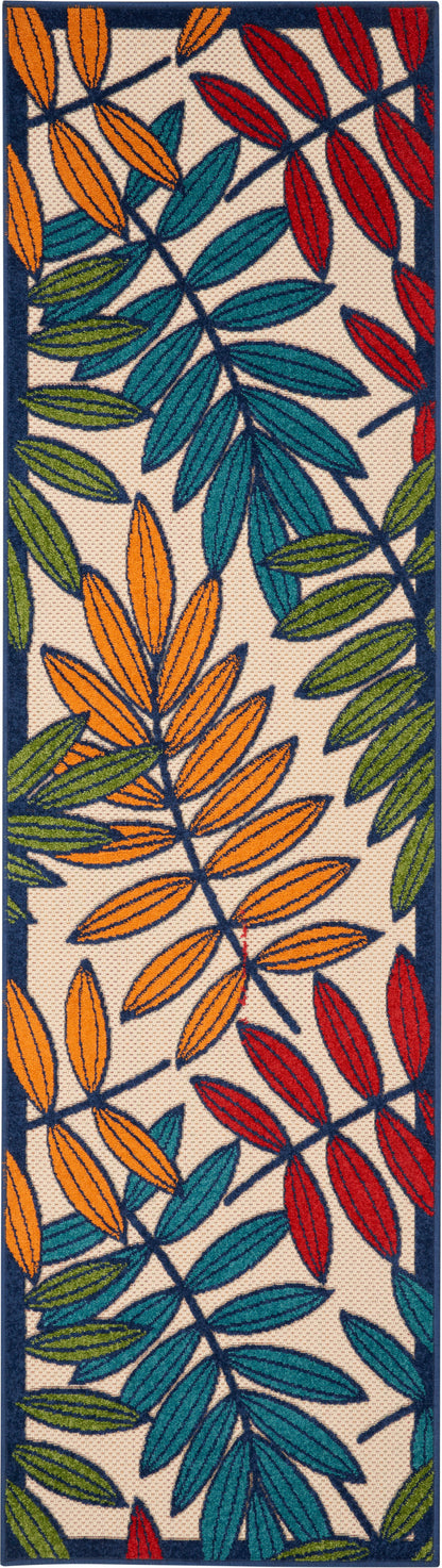 Nourison Home Aloha ALH18 Multicolor Contemporary Power-loomed Rugs