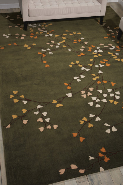 Nourison Home Contour  Green  