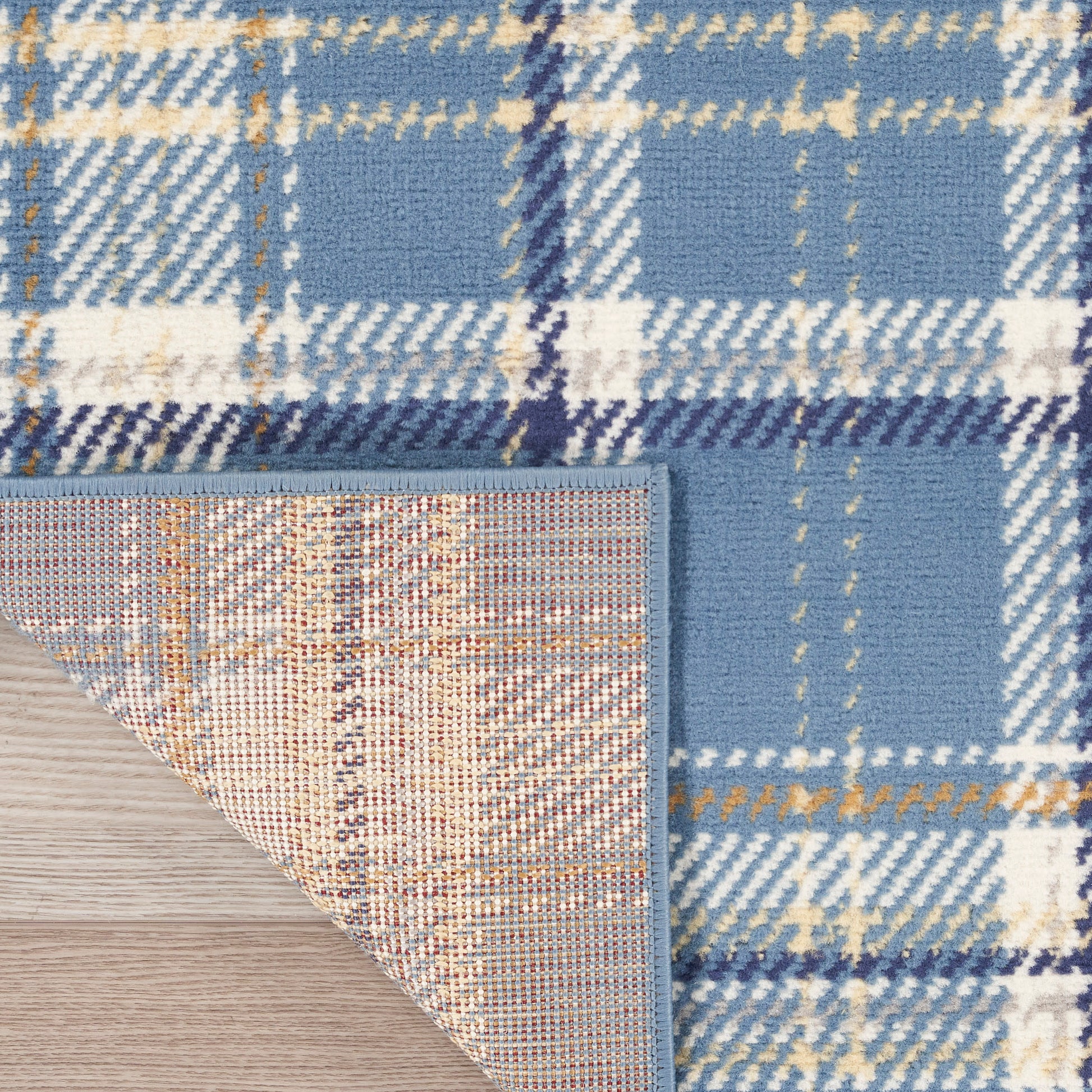 Nourison Home Grafix  Blue  Contemporary