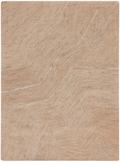 DKNY Pure Angles ANG01 Camel Contemporary Hand Tufted Rug