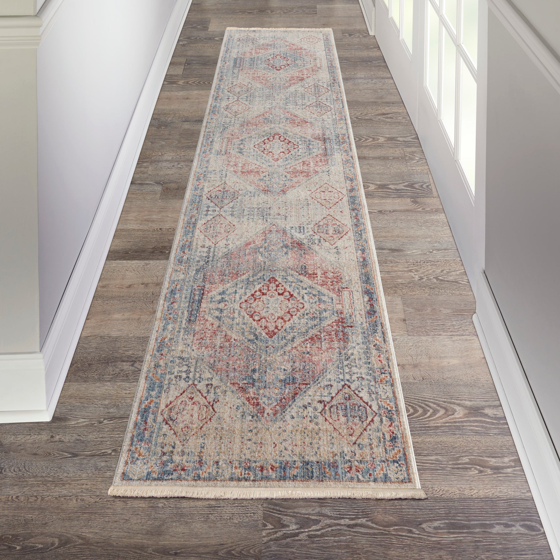 Nourison Home Homestead  Blue Grey  Traditional