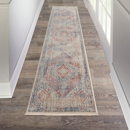 Nourison Home Homestead  Blue Grey  Traditional