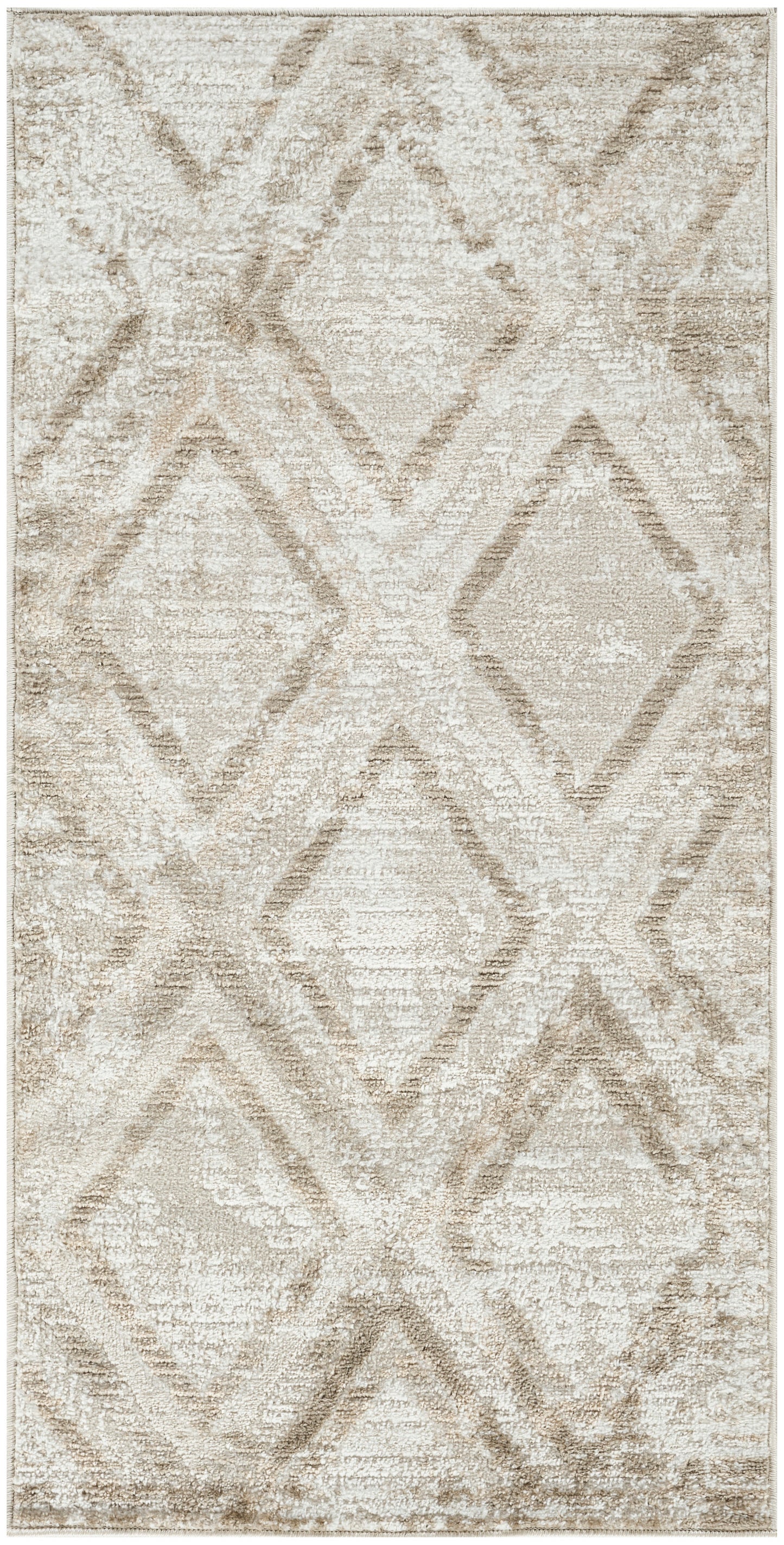 Nourison Home Dekor DEK05 Ivory Taupe Contemporary Machine Woven Rug