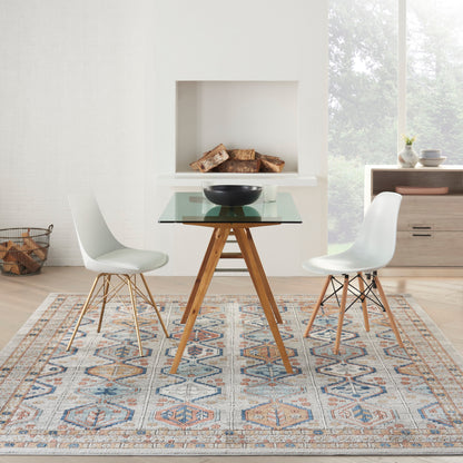 Nourison Home Quarry  Grey Multicolor  Contemporary