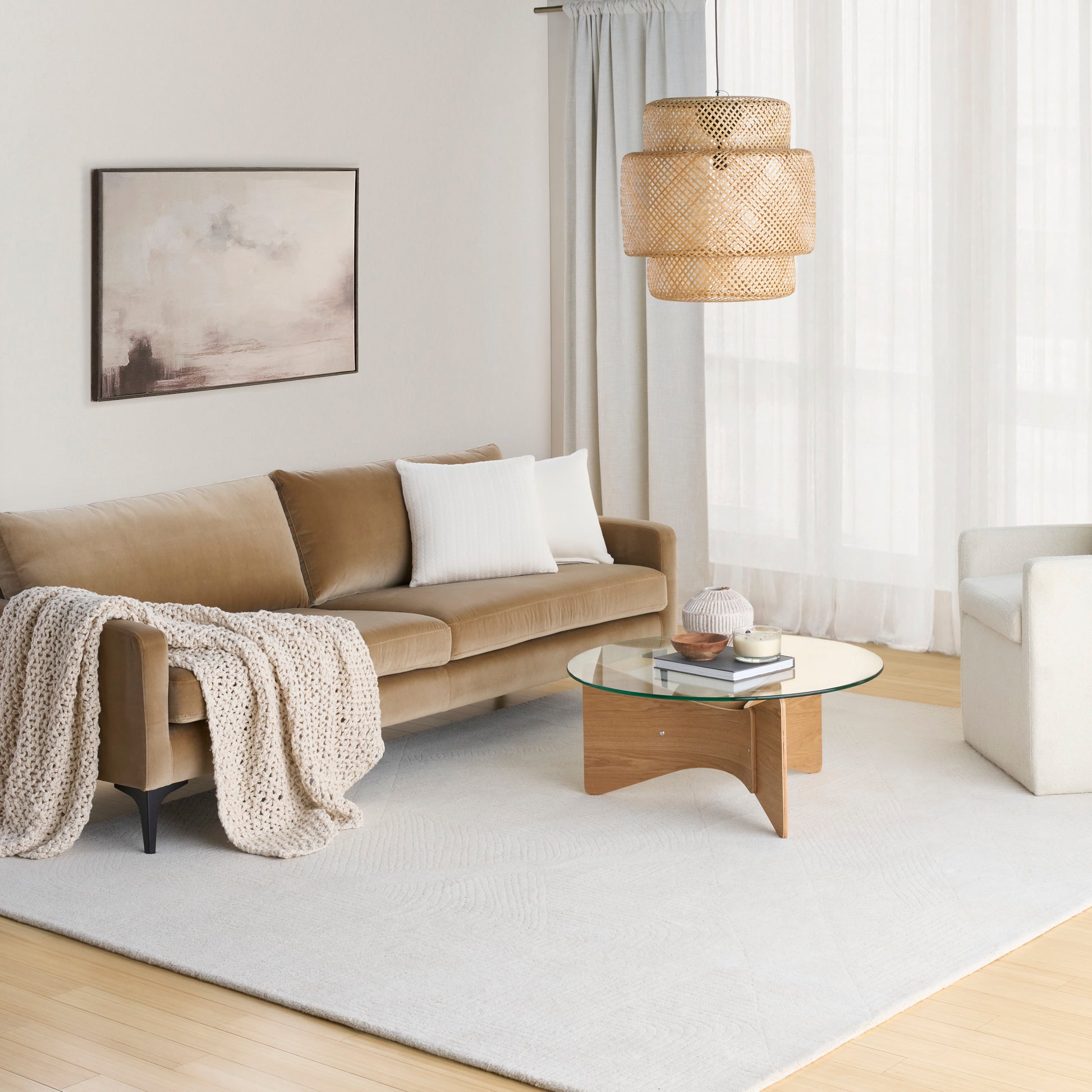 DKNY Pure Patterns  Ivory  Contemporary