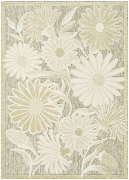Nourison Home Aloha ALH33 Ivory Sage Contemporary Power-loomed Rugs