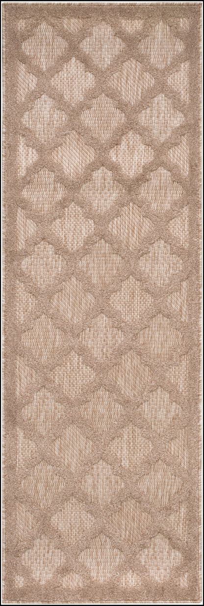 Nourison Home Easy Care NES01 Natural Beige Contemporary Flat Weave Rug