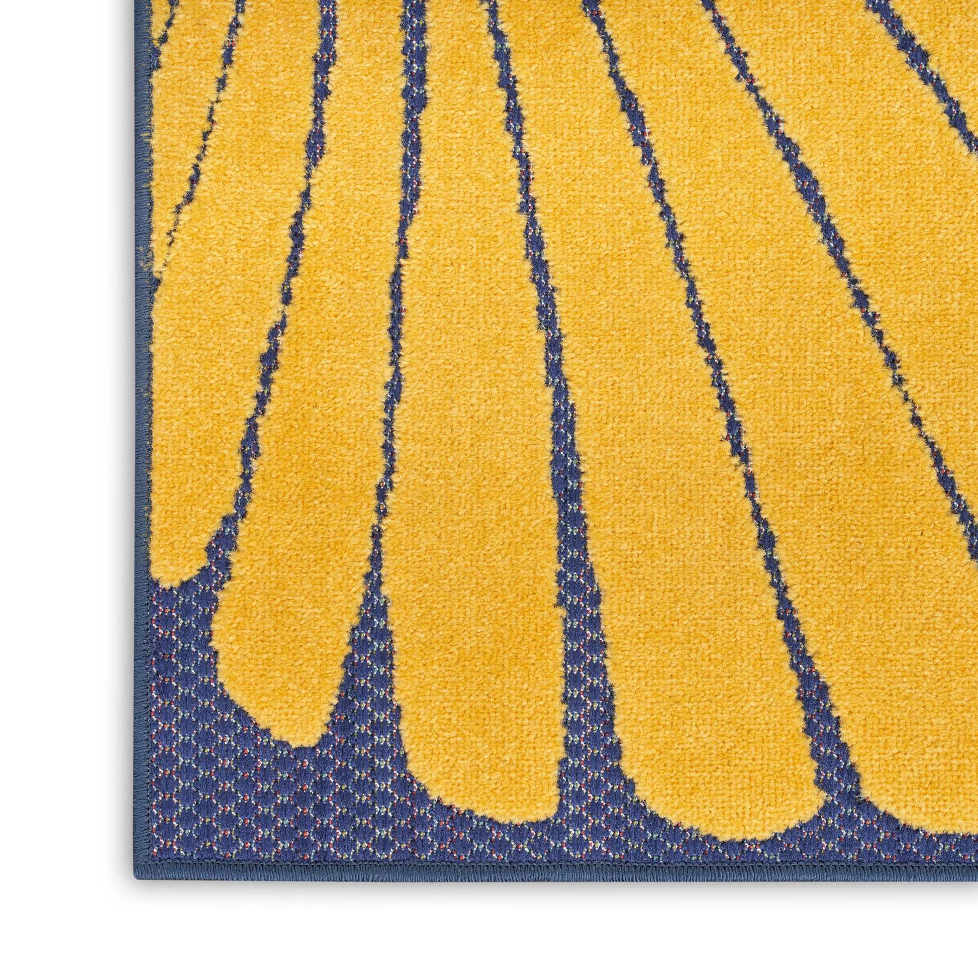 Nourison Home Aloha  Navy Multicolor  Contemporary